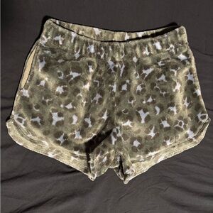 Aerie Camouflage Fleece Shorts